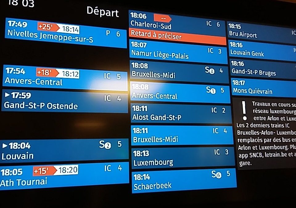 Ligne 94 vers Bruxelles – Ponctualité encore en recul à l’heure de pointe du matin